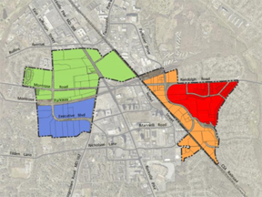 Picture of white flint sector plan